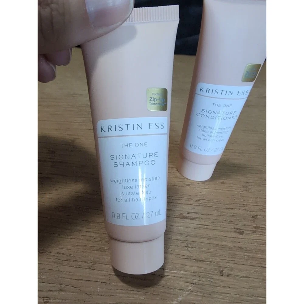 NEW LOT OF 2 KRISTIN ESS Signature SHAMPOO & CONDITIONER 2 OZ EACH